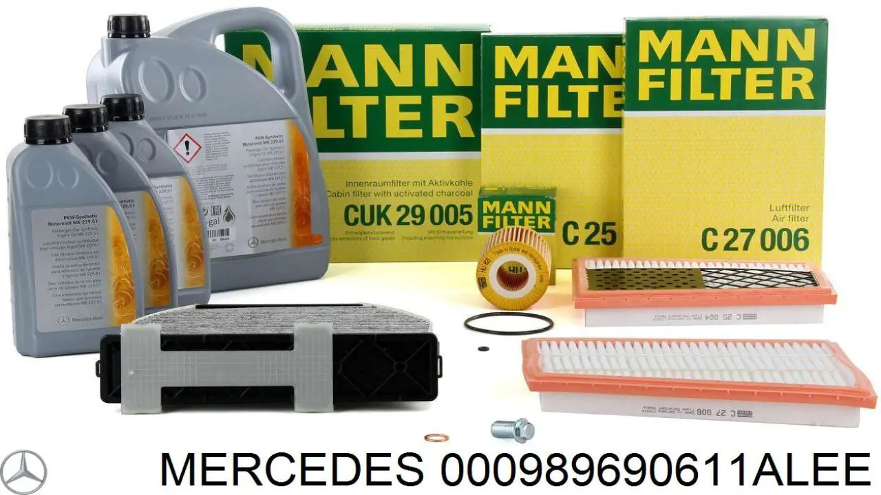 Моторное масло 000989690611ALEE Mercedes
