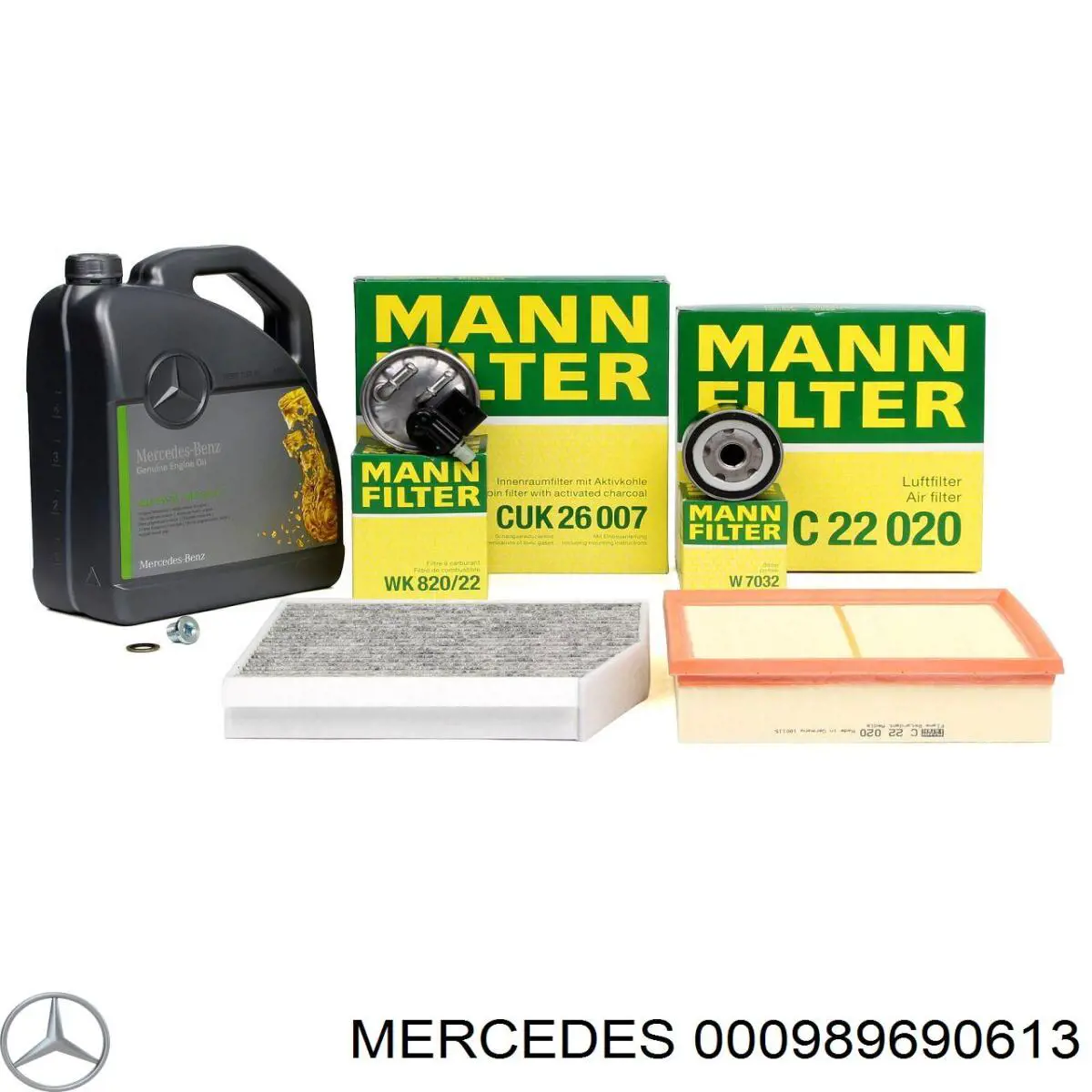 Купить 000989690613 Mercedes Моторное масло для дизеля