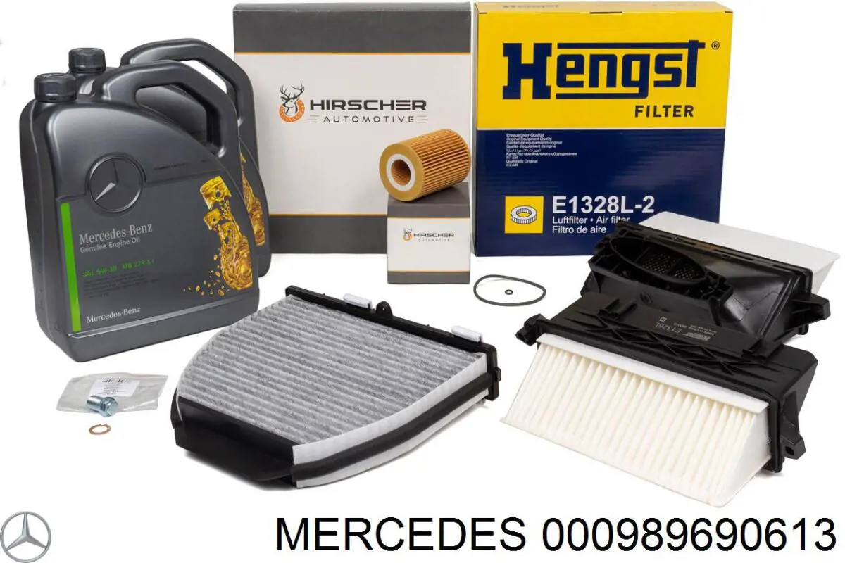 000989690613 Mercedes Масло двигателя