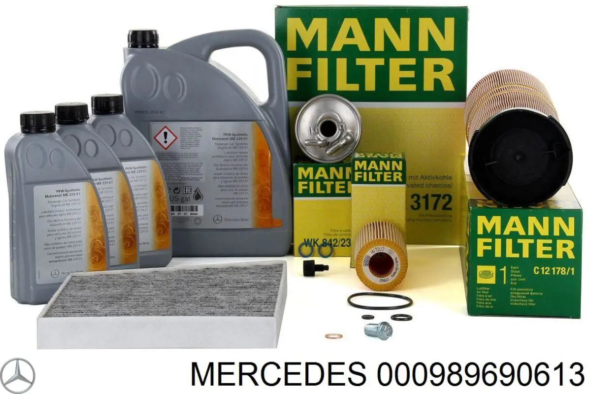 Масло автомобильное Mercedes 000989690613 цена, от 55.42 USD