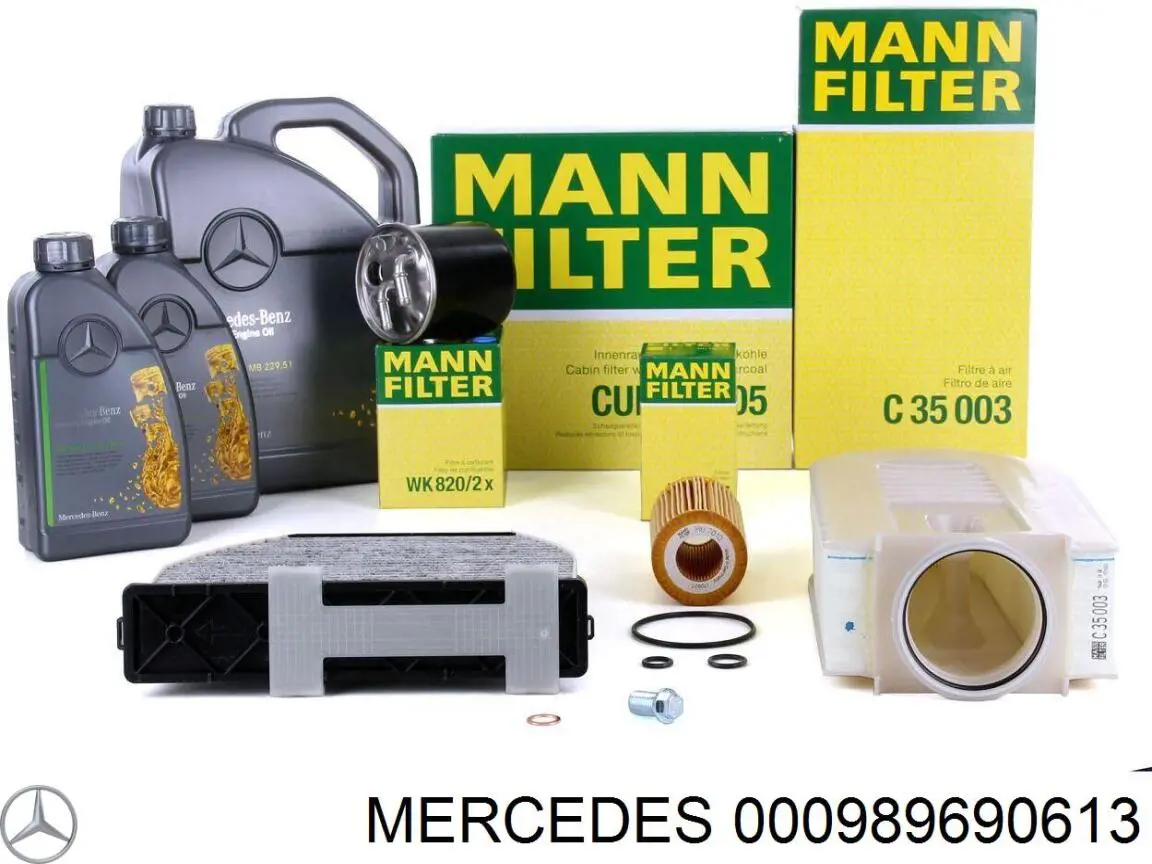 Моторное масло 000989690613 Mercedes