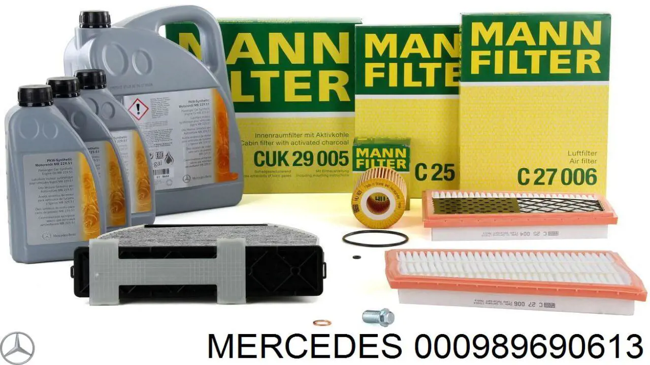 Масло автомобильное Mercedes 000989690613 цена, от 55.42 USD