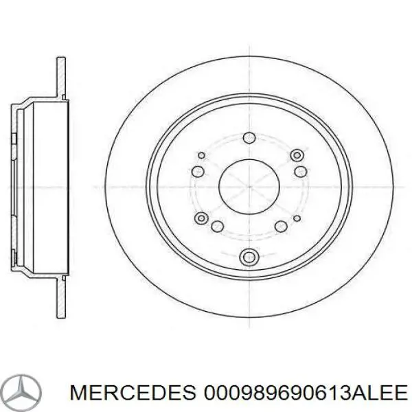 Моторное масло Mercedes (000989690613ALEE)