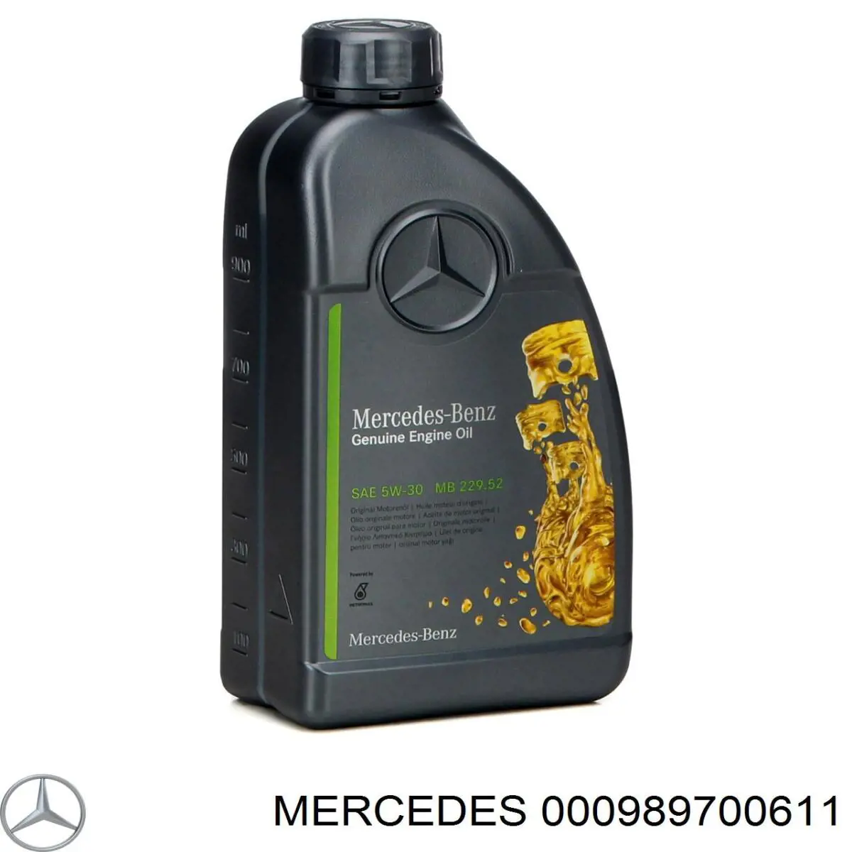 Моторное масло Mercedes (A0019893701BRD6)