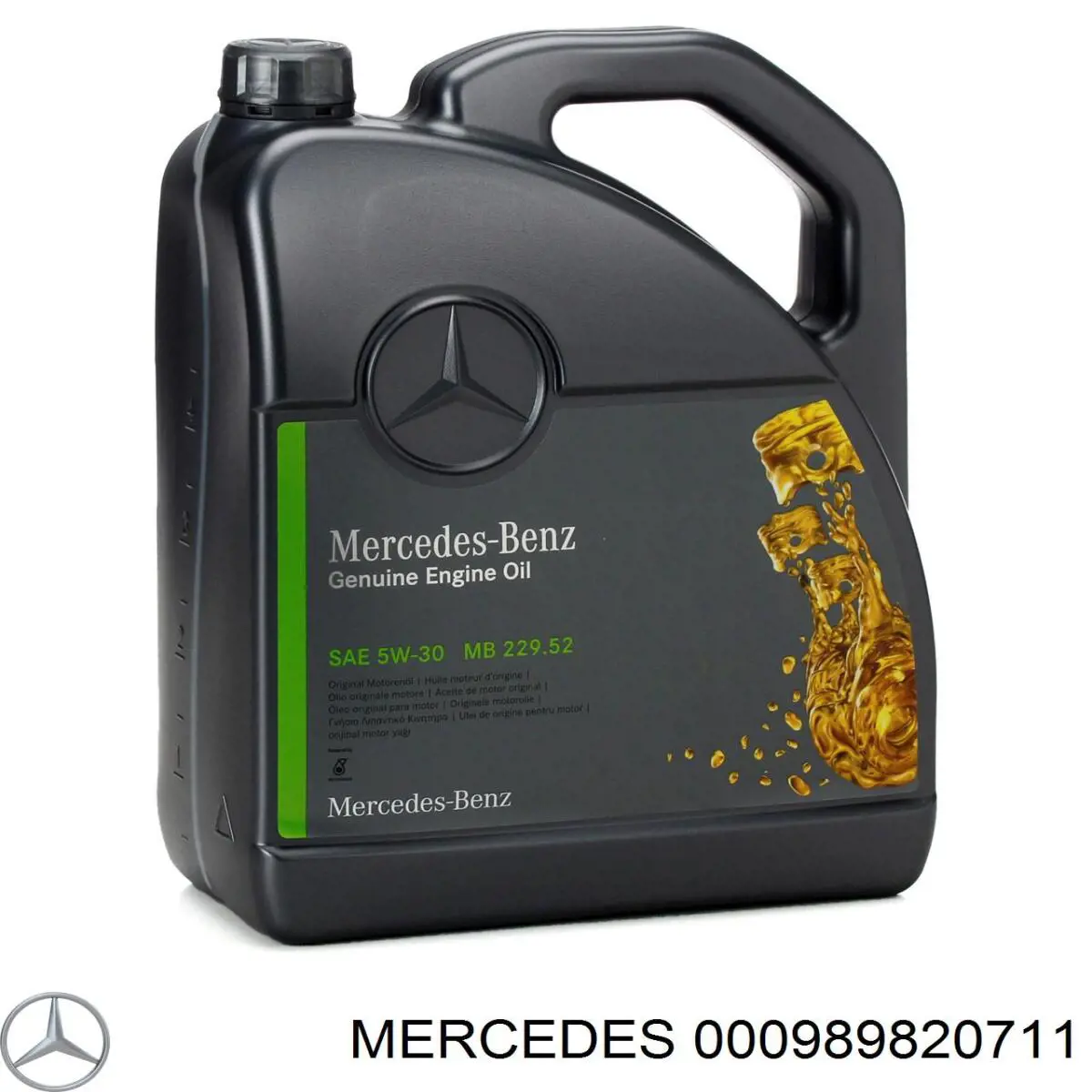 Моторное масло 000989820711 Mercedes