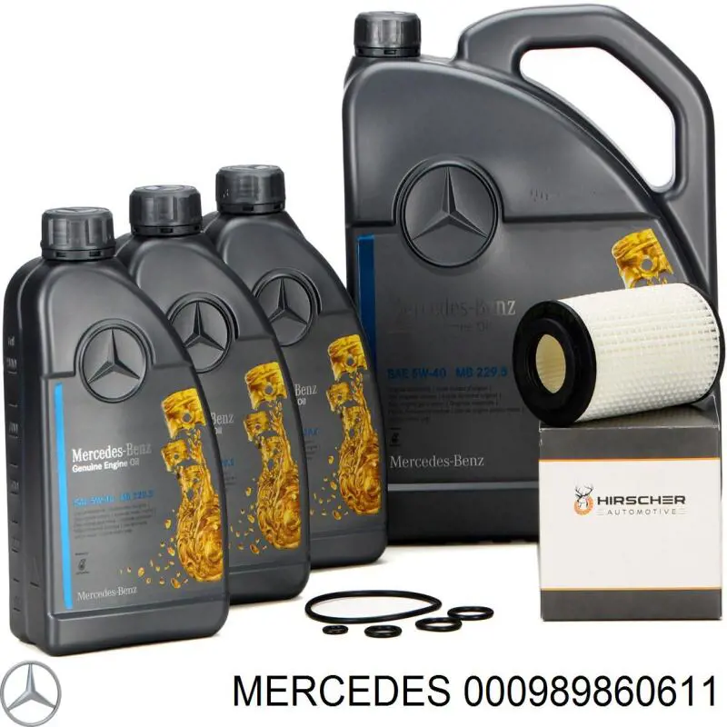 Моторное масло 000989210711 Mercedes
