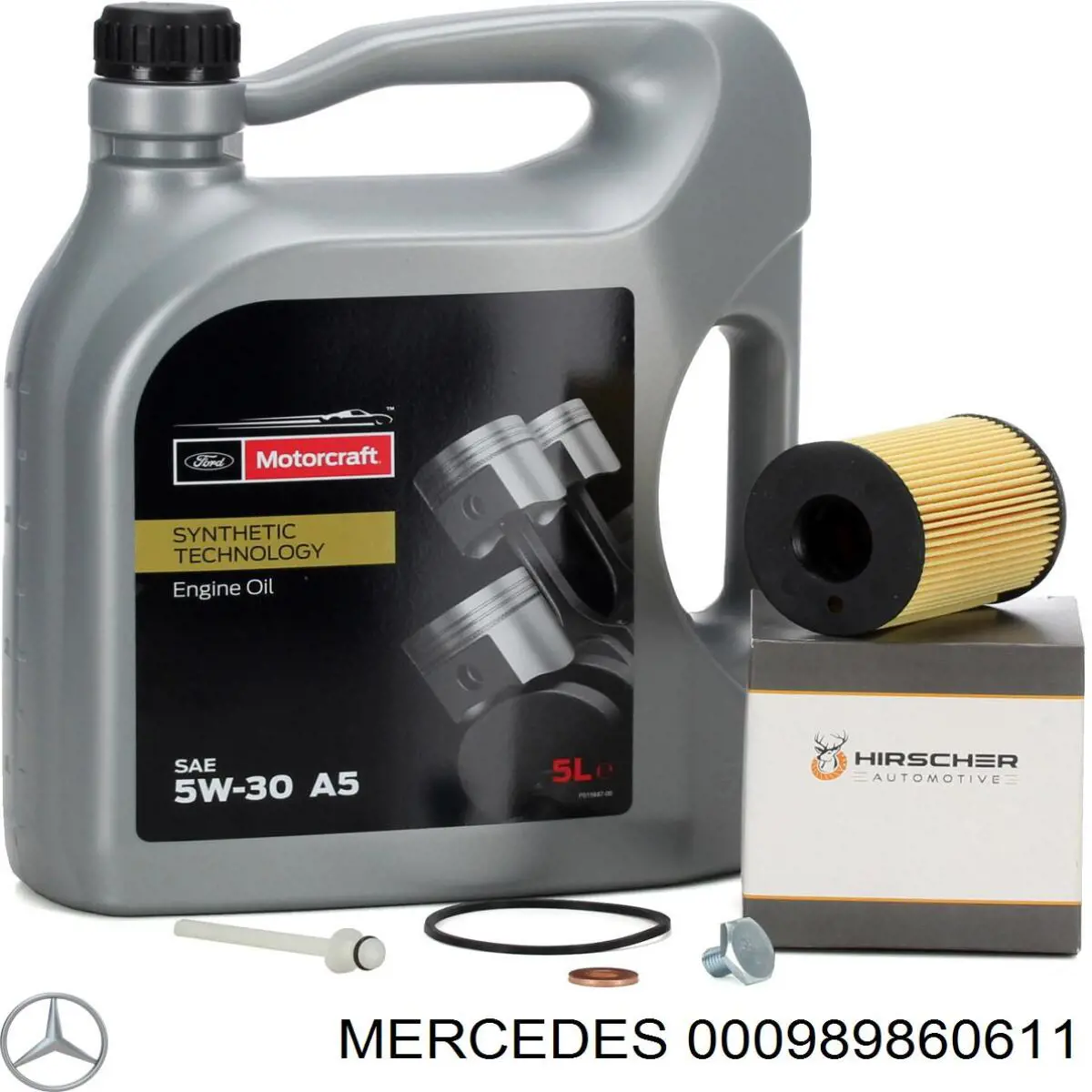 Моторное масло 000989860611AAEE Mercedes