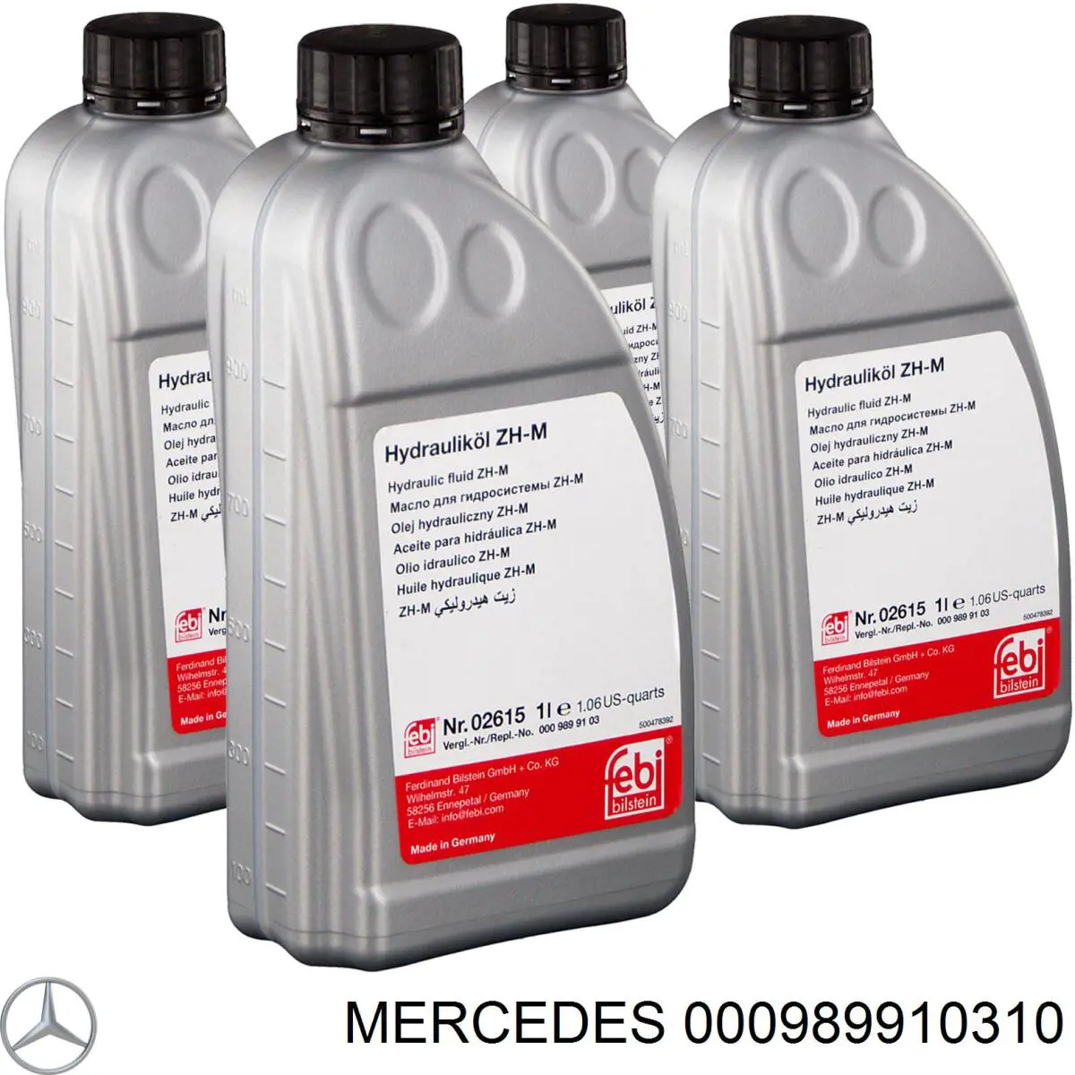 000989910310 Mercedes масло системы активной подвески