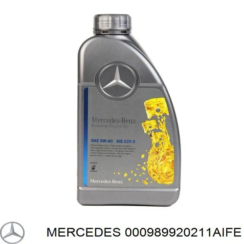 Моторное масло 000989920211AIFE Mercedes