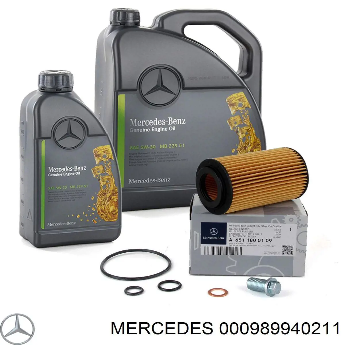 000989940211 Mercedes Масло двигателя
