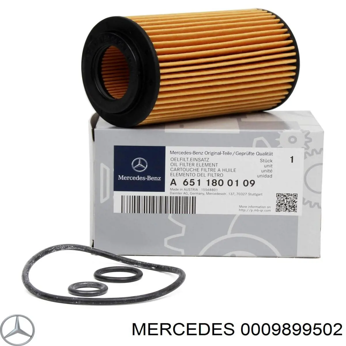 0009899502 Mercedes Масло двигателя