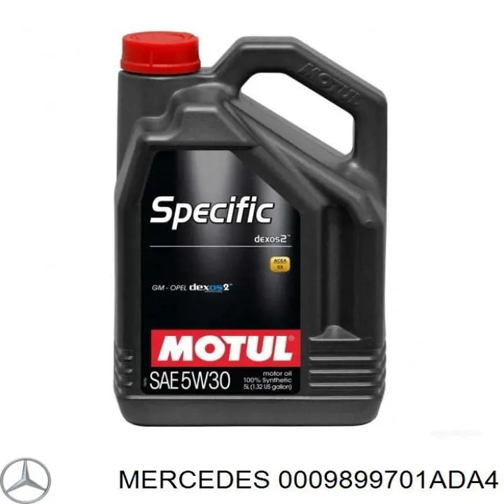 Масло моторное Mercedes 0009899701ADA4