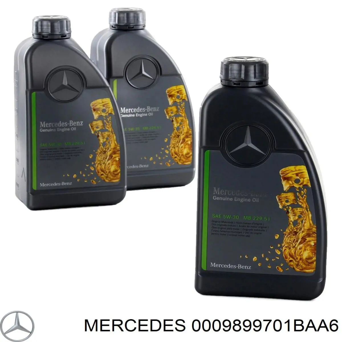 Моторное масло Mercedes (0009899701BAA6)