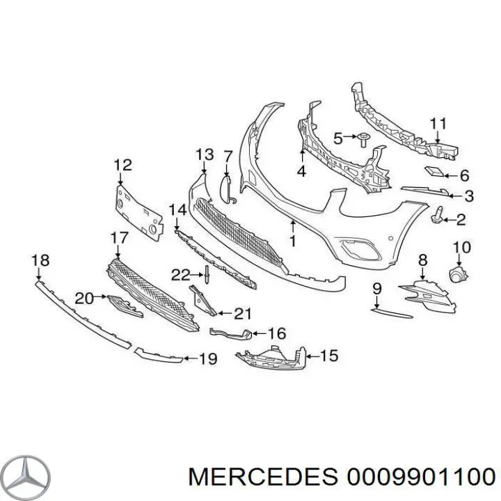  Mercedes A0009901100 цена, от 5.66 USD