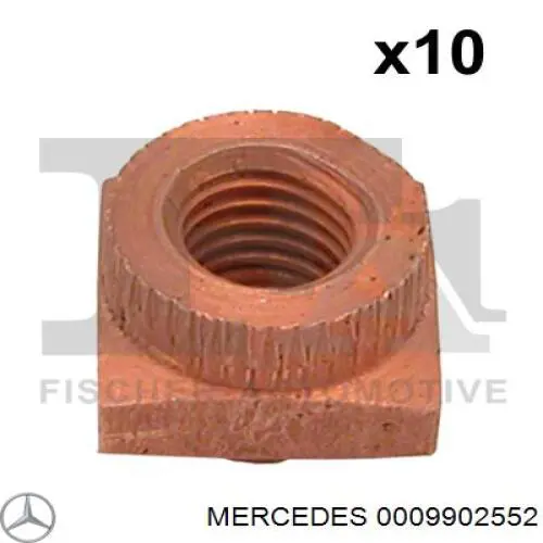 Porca de fixação de tubo de admissão do silenciador (de calças) para Mercedes Sprinter (904)