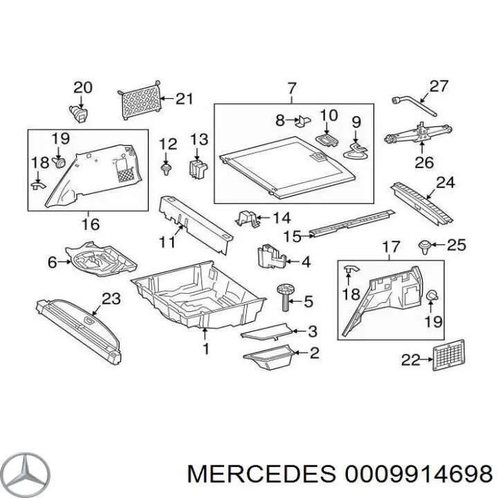  0009914698 Mercedes