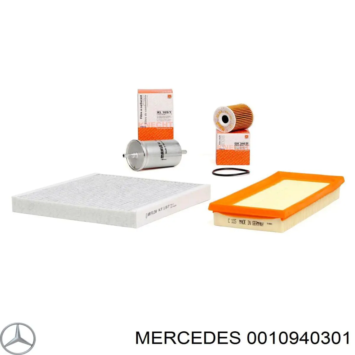 Купить 0010940301 Mercedes Автомобильный фильтр воздуха
