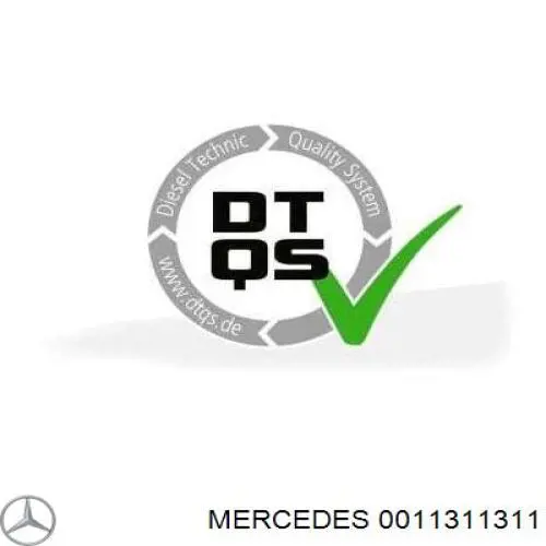 A0011311311 Mercedes кольца поршневые компрессора на 1 цилиндр, std