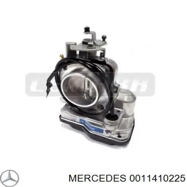 0011410225 Mercedes válvula de borboleta montada