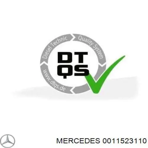 0011523110 Mercedes relê retrator do motor de arranco