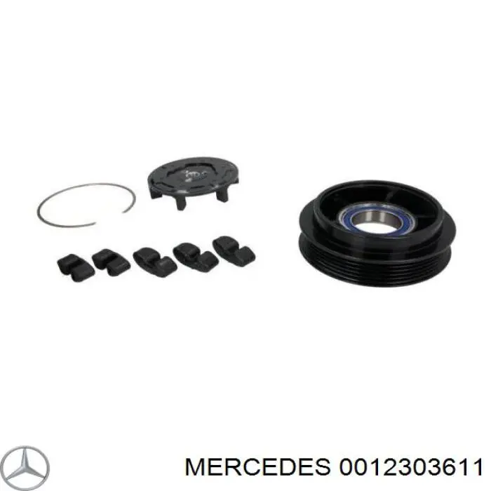 Компрессор кондиционера 0012303611 Mercedes