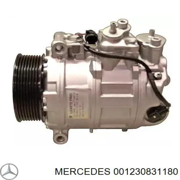 Компрессор кондиционера 001230831180 Mercedes