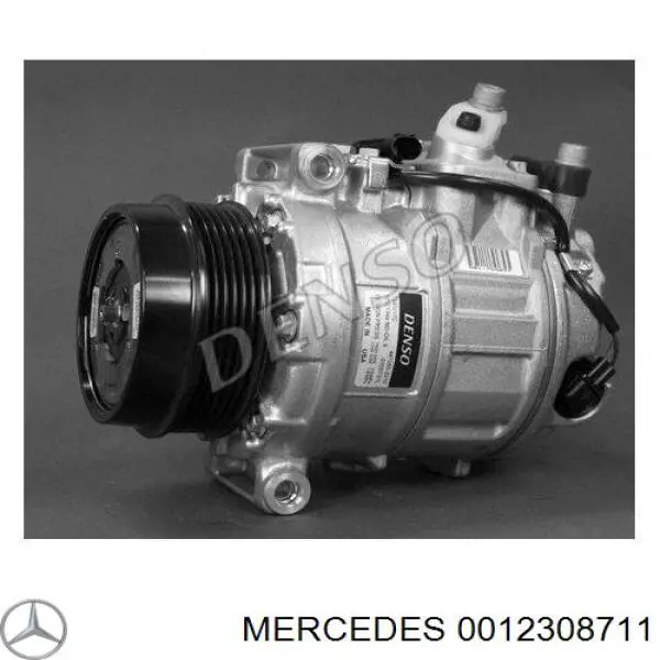 Компрессор кондиционера 0012308711 Mercedes