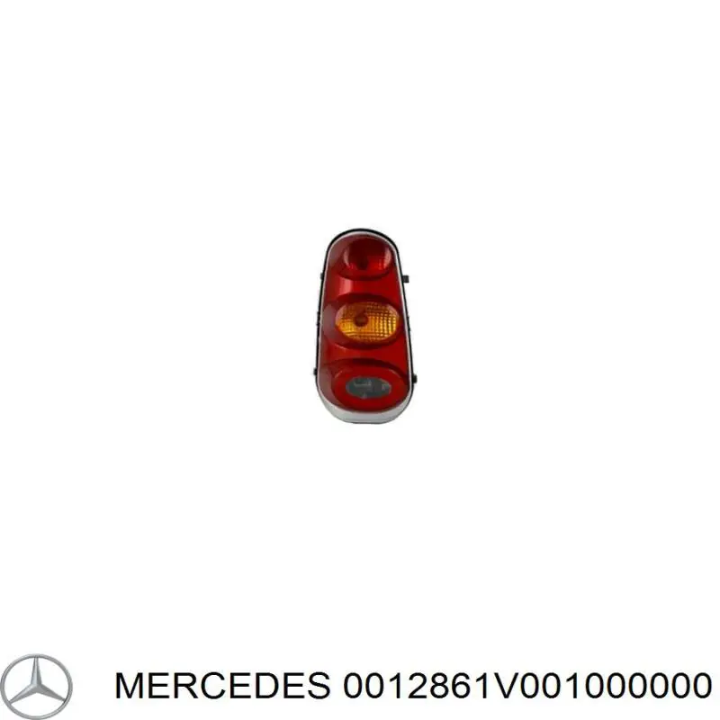 0012861V001000000 Mercedes lanterna traseira direita