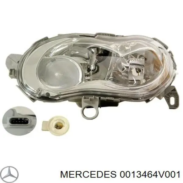 Фара левая 0013464V001 Mercedes