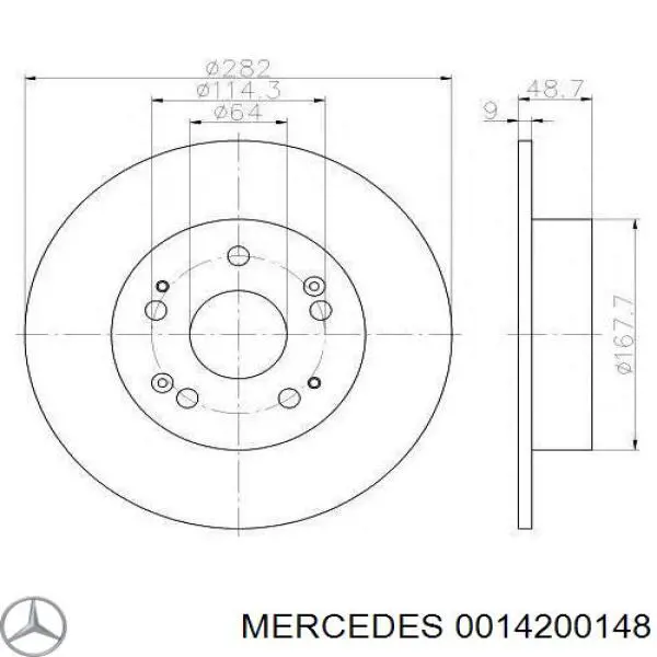  0014200148 Mercedes