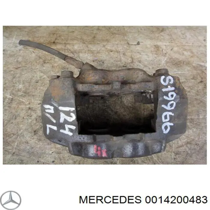 Суппорт тормозной передний левый 0014200483 Mercedes