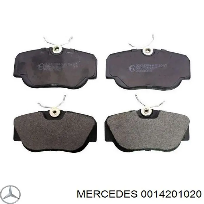 Передние тормозные колодки 0014201020 Mercedes