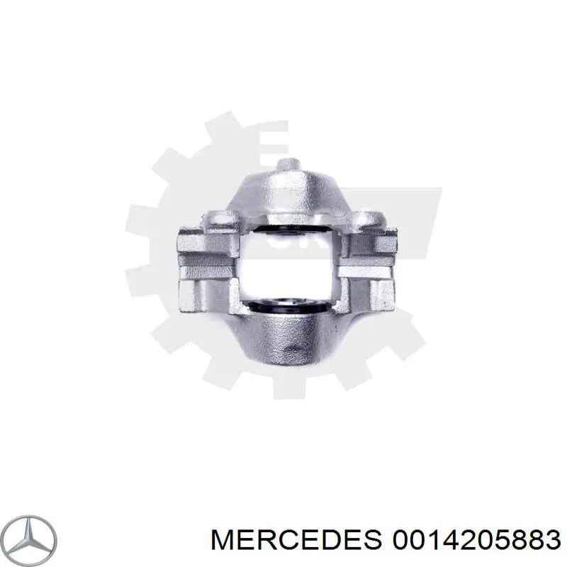 0014205883 Mercedes suporte do freio traseiro direito