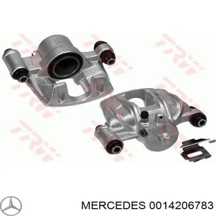 0014206783 Mercedes суппорт тормозной задний левый