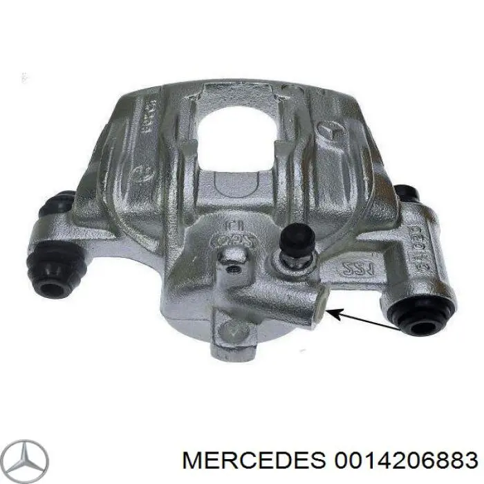 Купить 0014206883 Mercedes Суппорт задний правый