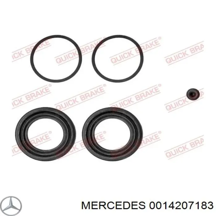 0014207183 Mercedes суппорт тормозной передний левый