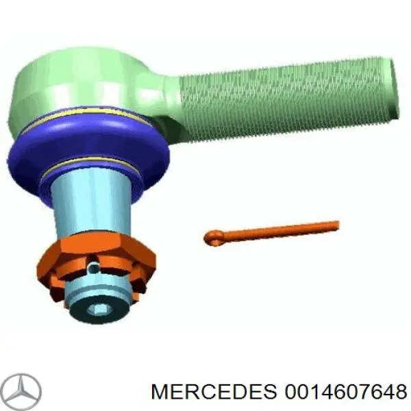 Наконечник поперечной рулевой тяги 0014607648 Mercedes