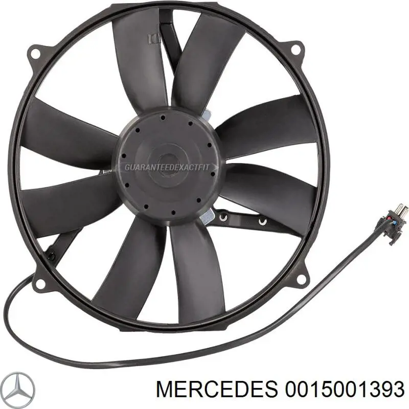 0015001393 Mercedes электровентилятор охлаждения в сборе (мотор+крыльчатка)
