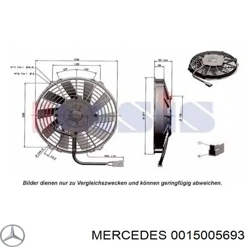Вентилятор радиатора на Mercedes CLS-Class (C219)