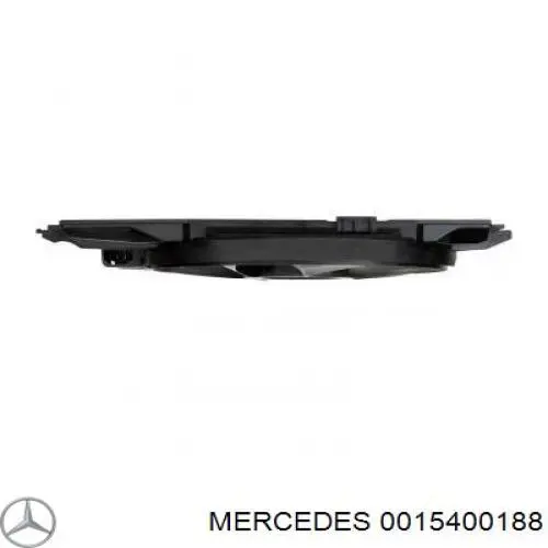0015400188 Mercedes электровентилятор охлаждения в сборе (мотор+крыльчатка)