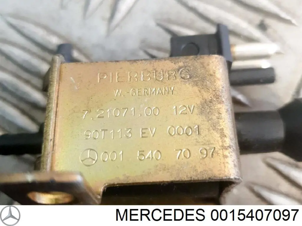 Клапан преобразователь давления наддува (соленоид) 0015407097 Mercedes