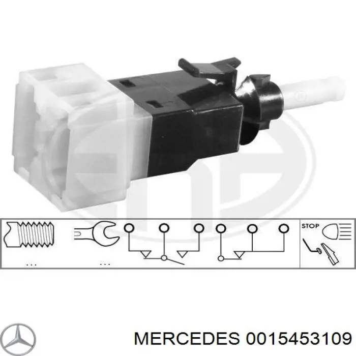 Купить 0015453109 Mercedes Лягушка стоп сигнала