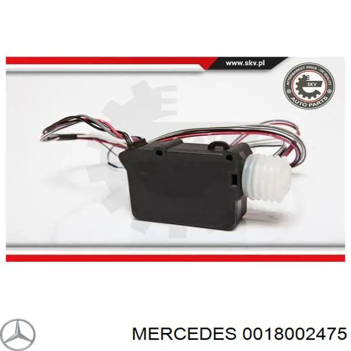 0018002475 Mercedes motor acionador de abertura/fechamento de porta-malas (de 3ª/5ª porta traseira)