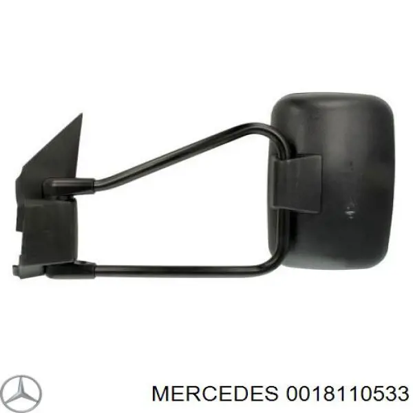 0018110533 Mercedes зеркальный элемент зеркала заднего вида левого
