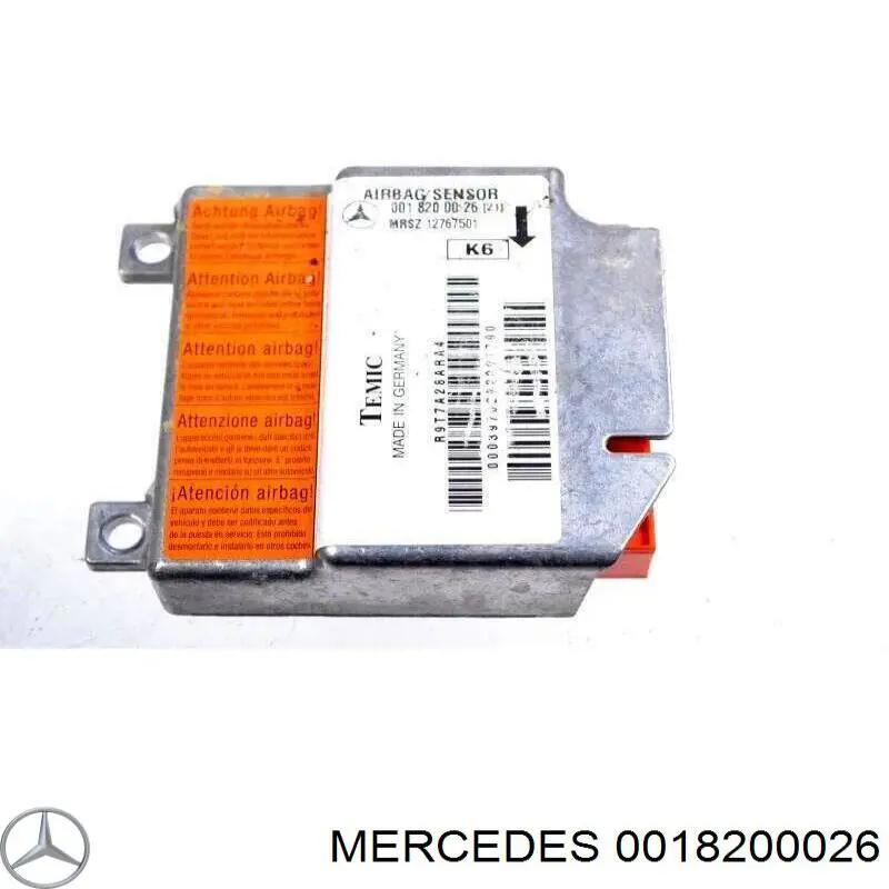 Módulo processador de controlo da bolsa de ar (Centralina eletrônica AIRBAG) para Mercedes C (S202)