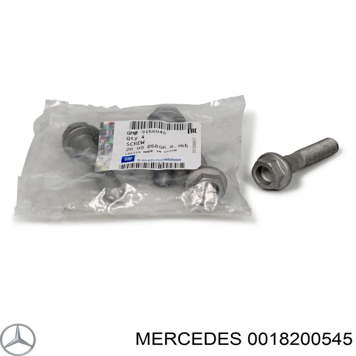Купить 0018200545 Mercedes Щетка-дворник лобового стекла водительская