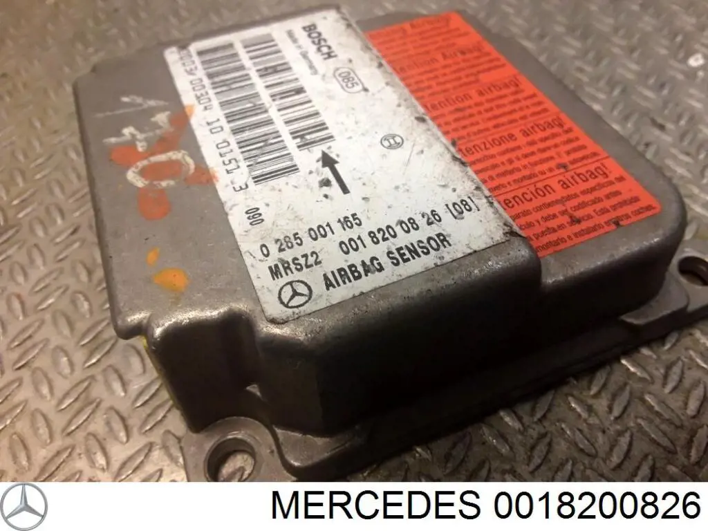 0018200826 Mercedes módulo processador de controlo da bolsa de ar (centralina eletrônica airbag)