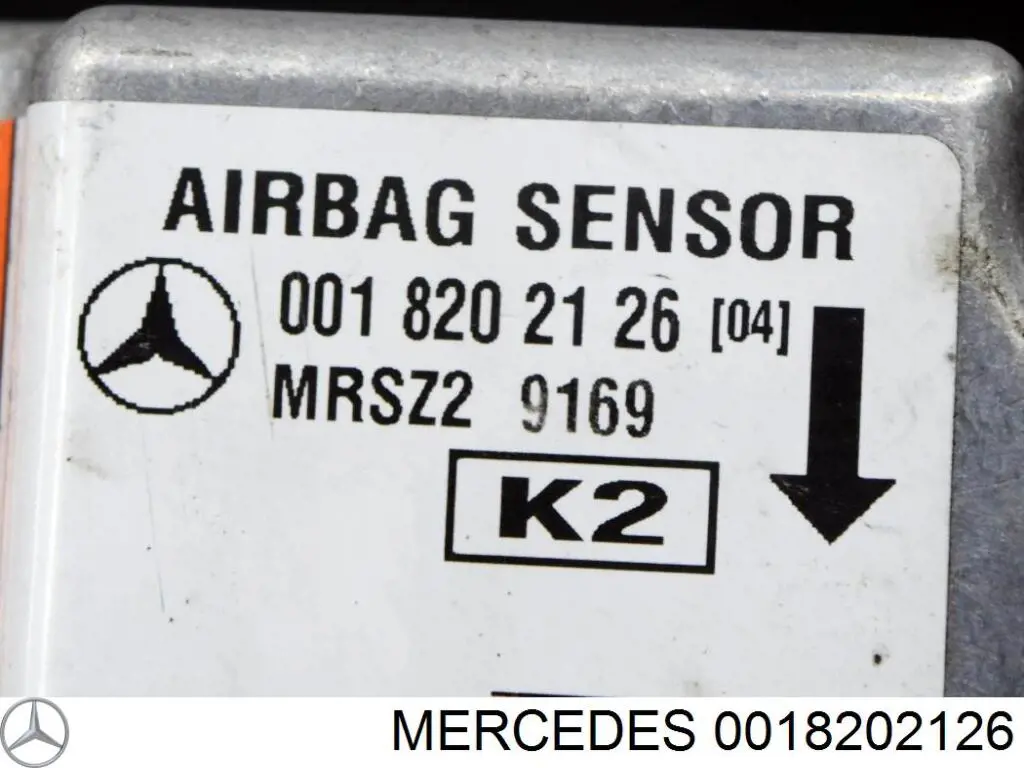0018202126 Mercedes модуль-процессор управления подушкой безопасности (эбу airbag)