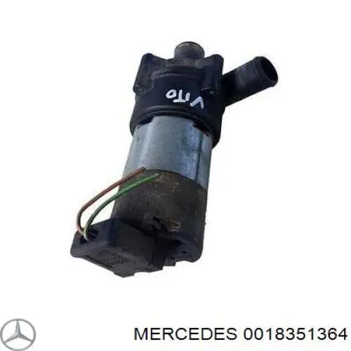 0018351364 Mercedes bomba de água (bomba de esfriamento, adicional elétrica)