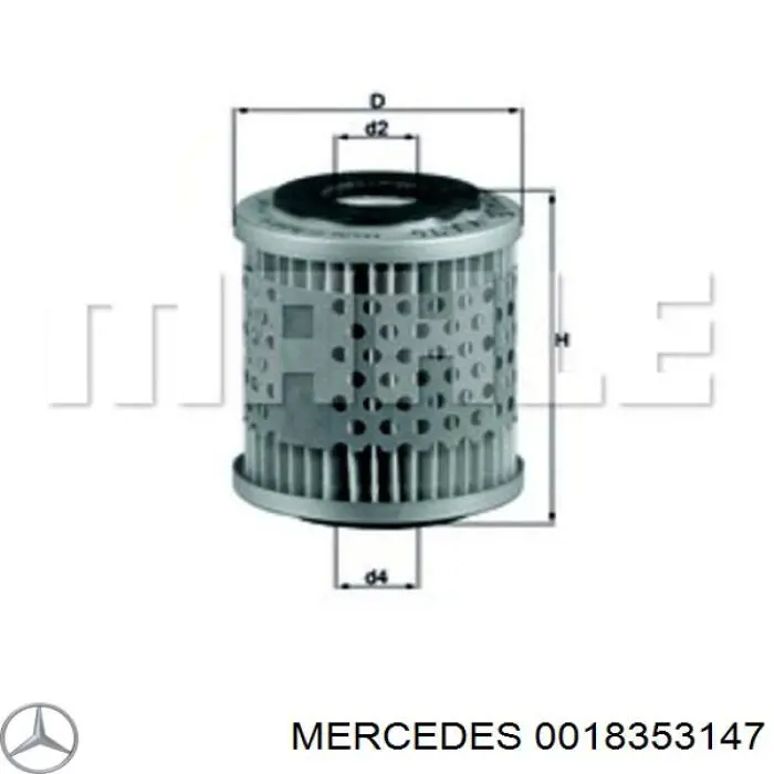 Топливный фильтр 0018353147 Mercedes